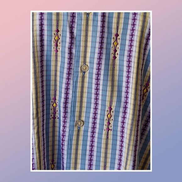 Robert Graham vintage authentic long sleeved Large - Picture 4 of 11